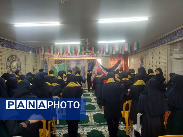  آیین باشکوه زنگ انقلاب در دبیرستان شهید بهشتی