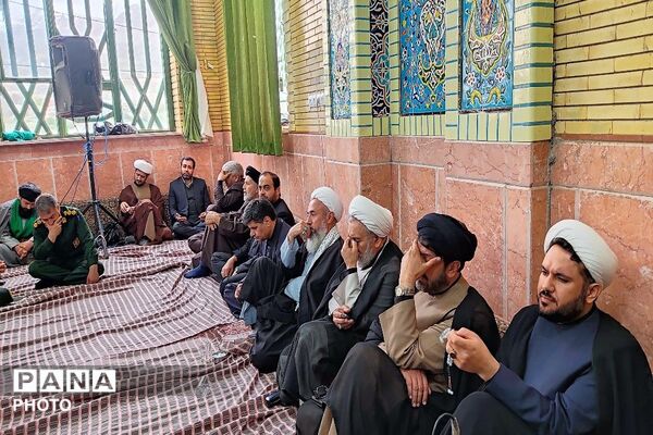 مراسم عزاداری شهادت امام جعفر صادق علیه السلام در حسینیه شهربار
