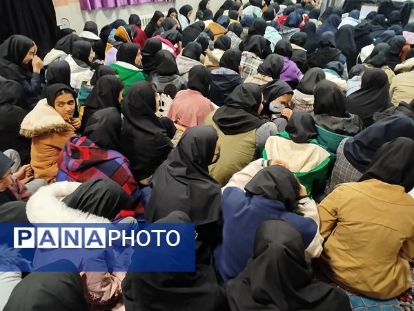  مراسم شهادت حضرت فاطمه زهرا (س) در مدارس شهرستان خلیل‌آباد 