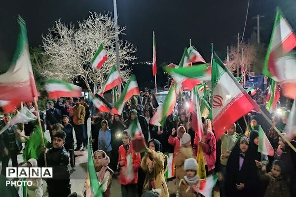 هجدهمین شب از اجتماعات خیابانی در شهر بار نیشابور