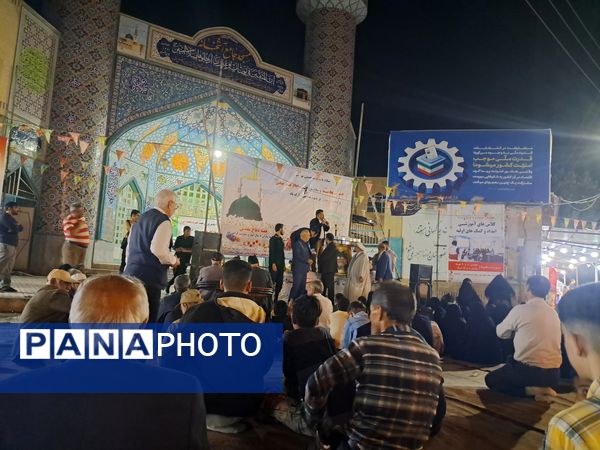 جشن ولادت پیامبر اکرم (ص) و امام جعفر صادق (ع) و گرامیداشت آغاز هفته دفاع مقدس در شهر آشخانه  