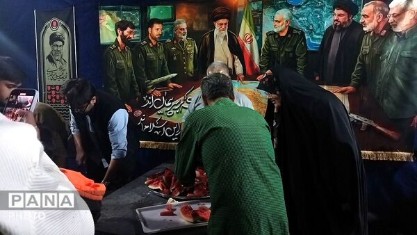 فعالیت موکب های بلوار فضل نیشابور در پنجاه و یکمین شب