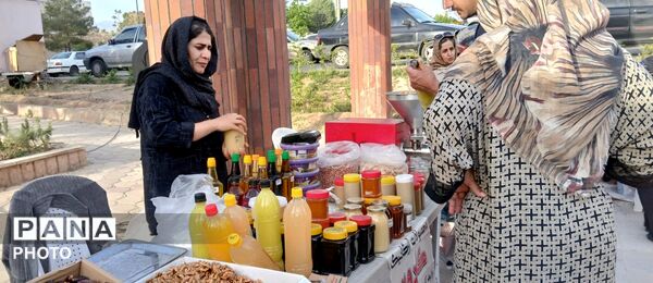 برپایی بازارچه صنایع دستی و مشاغل خانگی در پارک گلستان ساوجبلاغ