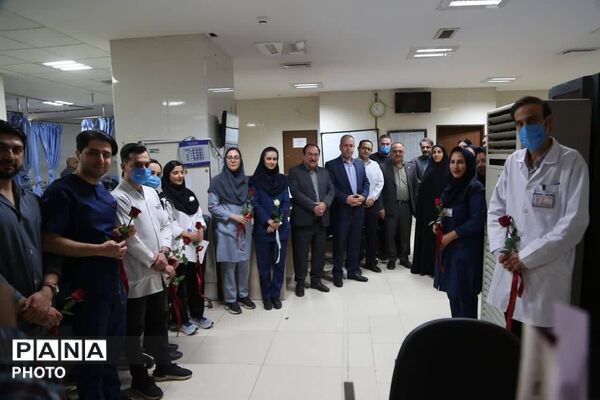 گرامیداشت روز پرستار با حضور استاندار خراسان شمالی در بیمارستان تأمین اجتماعی بجنورد

