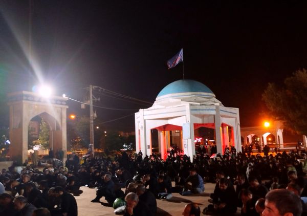  مراسم عزاداری اباعبدالله الحسین(ع) در مسجد شهدای گمنام 