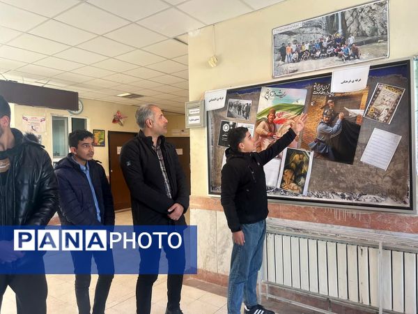 افتتاحیه نمایشگاه مدرسه انقلاب هنرستان فارابی