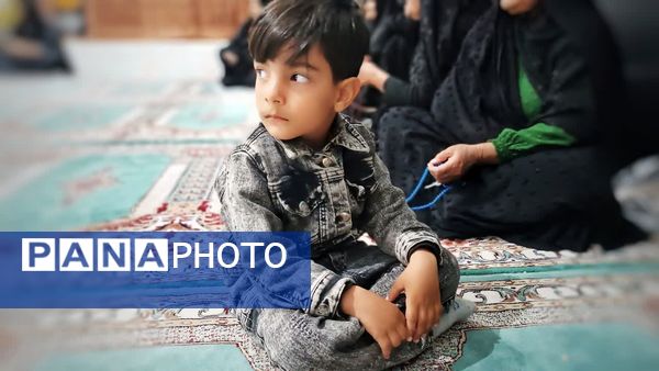 حضور پر شور کودکان مارگونی در مراسم عزاداری ایام فاطمیه