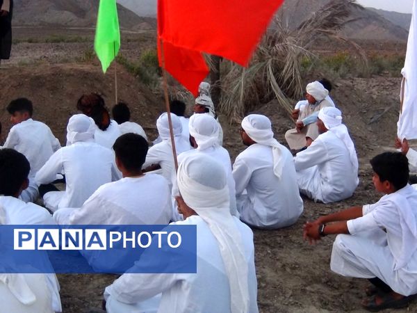 بازسازی واقعه عظیم «غدیر خم» در شهرستان بشاگرد 