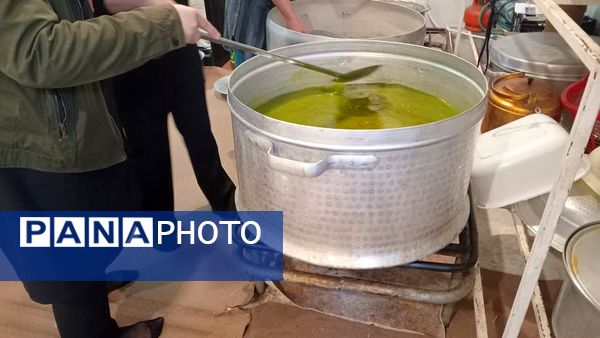 برپایی موکب به‌مناسبت شهادت حضرت زهرا(س) در مدرسه نمونه حجاب