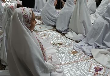  جشن تکلیف دانش‌آموزان دبستان دخترانه شهید چمران مدرسه مدرس اردبیل