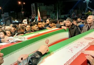 کوهدشت در سوگ شهیدان جواد و پرویز ضرونی
