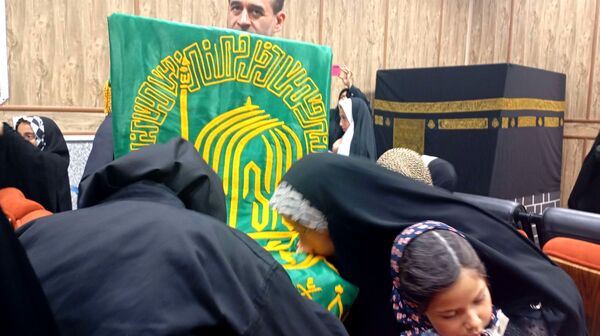 جشن روز دختر و حضور خادمان حرم امام رضا (ع) در فاروج