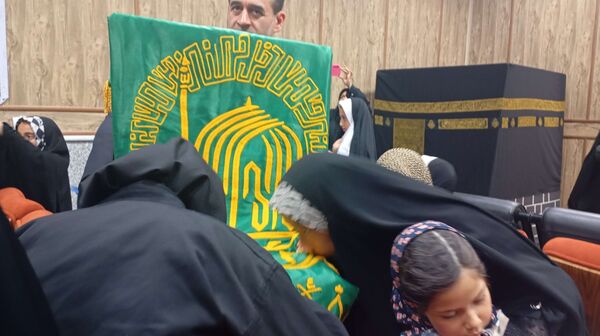 جشن روز دختر و حضور خادمان حرم امام رضا (ع) در فاروج