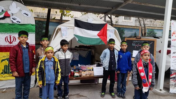 پویش مشق همدلی در ناحیه هفت مشهد 