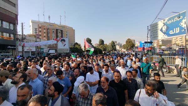 تشییع دو شهید دفاع مقدس در البرز 