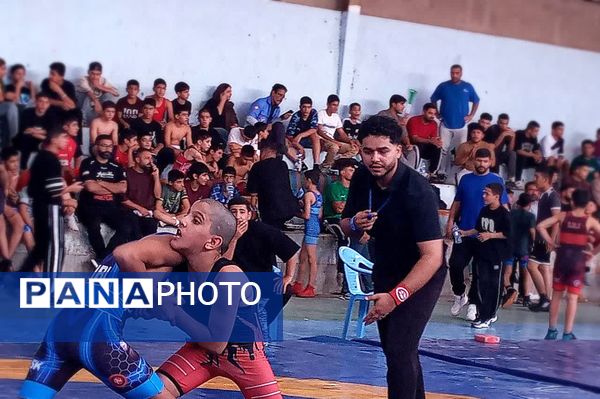 برگزاری مسابقات کشتی فرنگی نونهالان کهگیلویه و بویراحمد در باشت 