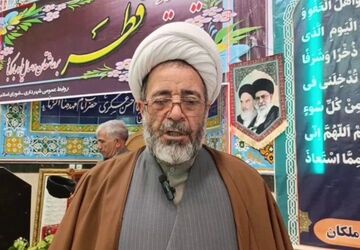 صدای دل‌های شاد ملکان در نماز عید فطر