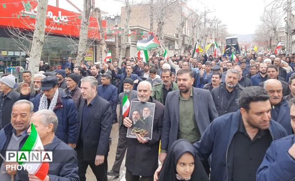 راهپیمایی پرشکوه روز قدس در اسدآباد