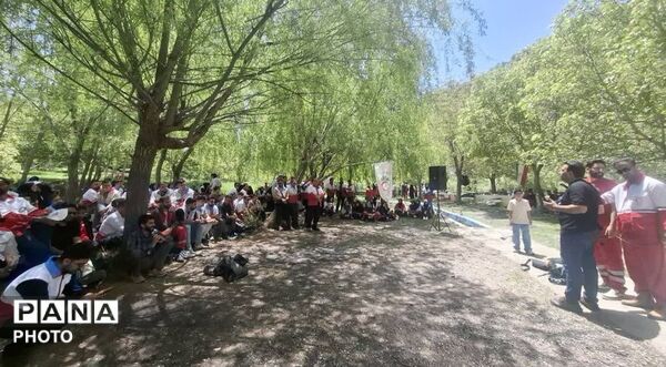 حضور 500 جوان و امدادگر هلال‌احمر لرستان در اردوی مشترک کهمان