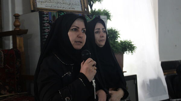 برپایی سفره نذری حضرت فاطمه (س) در مسجد چهارده معصوم (ع) اردبیل