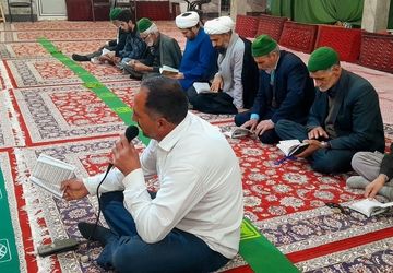 اعتکاف فرصتی برای خانه‌تکانی دل‌ها ،درمسجد جامع شهر بار