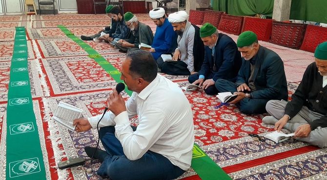 اعتکاف فرصتی برای خانه‌تکانی دل‌ها ،درمسجد جامع شهر بار