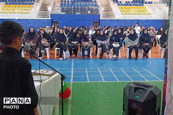 شور و نشاط ورزشی دانش‌آموزان دختران خراسان شمالی در قاب اختتامیه تابستانی