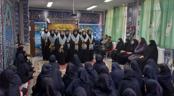 مدرسه گوهرشاد میزبان مراسم باشکوه بزرگداشت شهید زهره‌وند شد