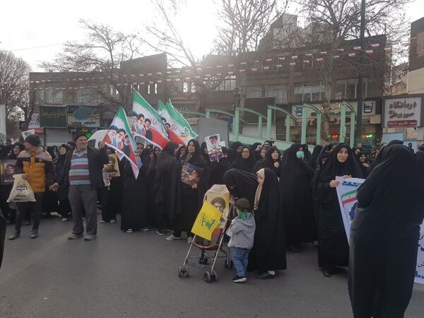 تشییع نمادین شهدای مقاومت درمشهد