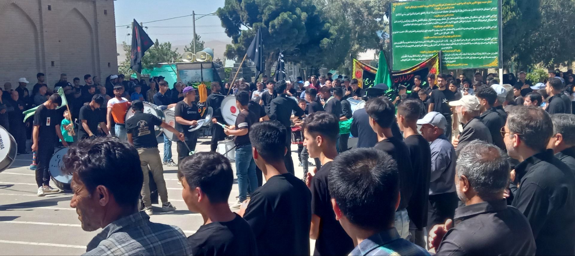 برگزاری عزاداری سید و سالار شهیدان، اباعبدالله الحسین(ع) در شهر زیارت