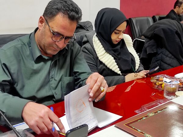  نشست خبری رئیس شورای شهر اصفهان با خبرنگاران