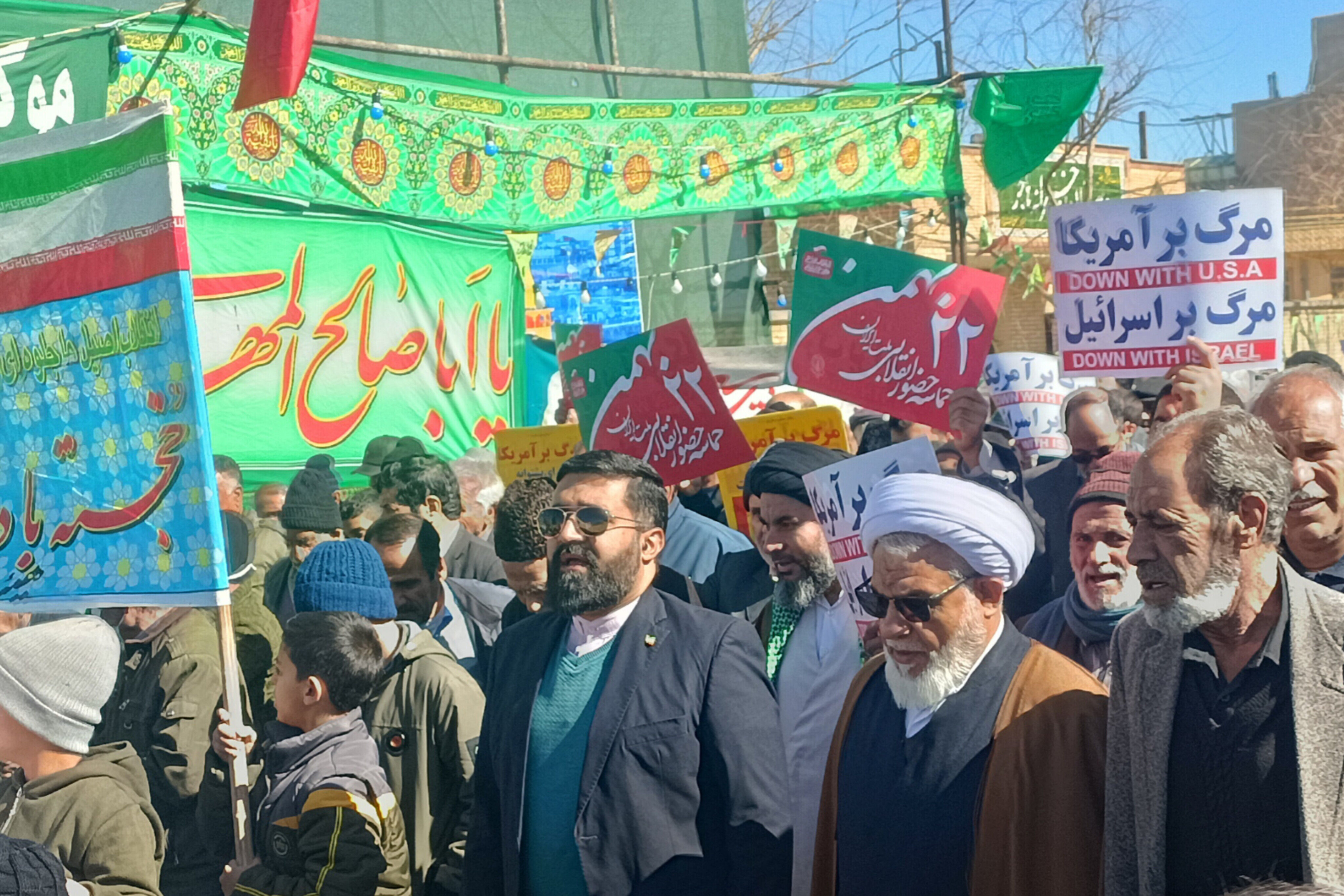 مردم شهر صغاد حامی آرمان‌های انقلاب با حضور در راهپیمایی ۲۲ بهمن