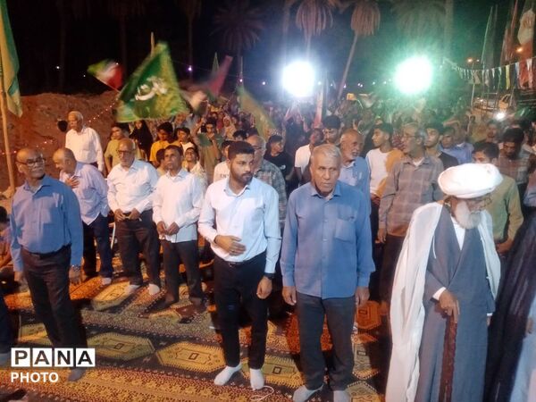 جشن عید غدیر در محله مارم باغ‌شهر فین