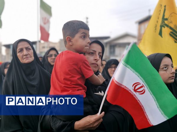 اجتماع مردمی حمایت از سربازان وطن در گلوگاه 