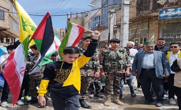 راهپیمایی روز جهانی قدس در شهر بار