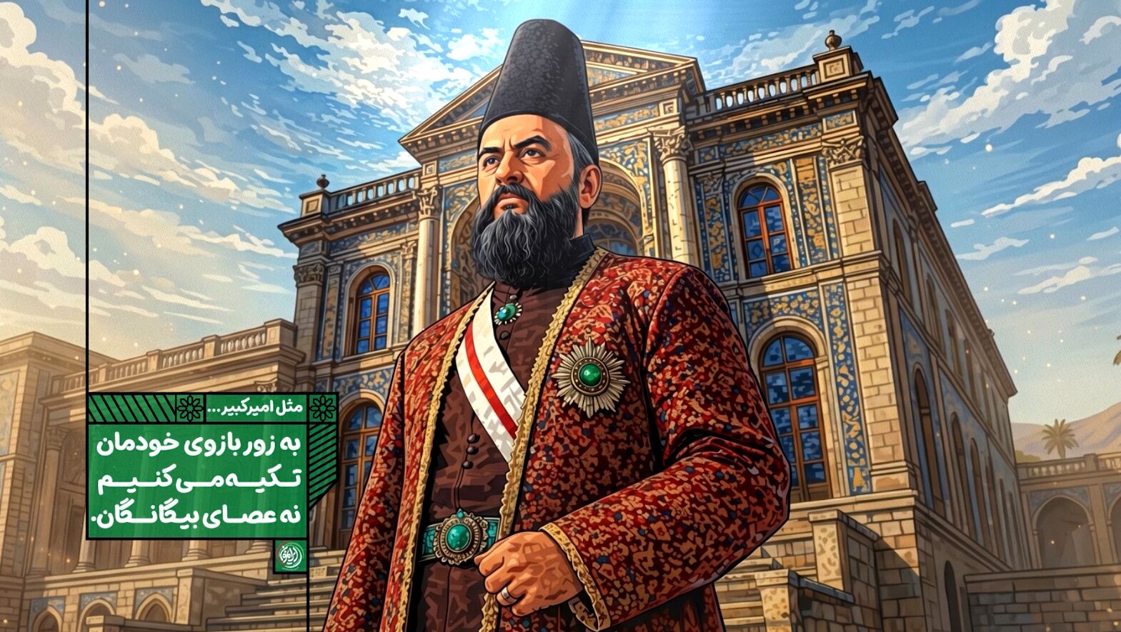 به زور بازوی خودمان تکیه می‌کنیم؛ نه عصای بیگانگان