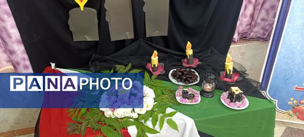 مراسم عزاداری در مدرسه استثنایی ولایت