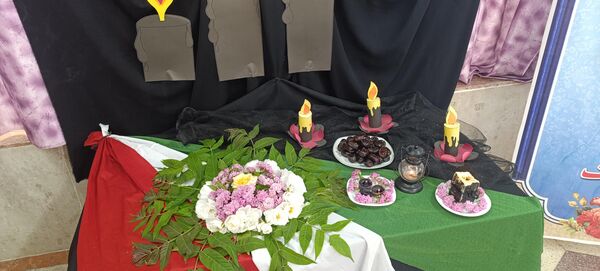 مراسم عزاداری در مدرسه استثنایی ولایت