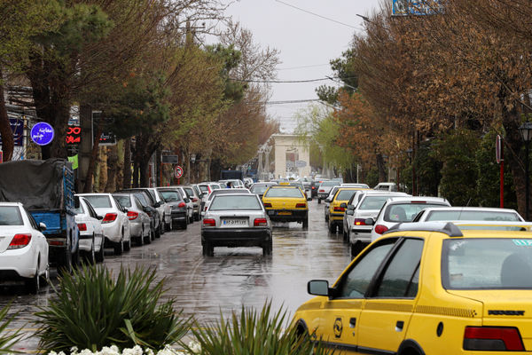 باران نوروزی در آباده
