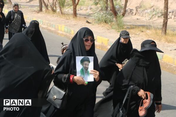 شور حسینی جاماندگان اربعین در فهرج