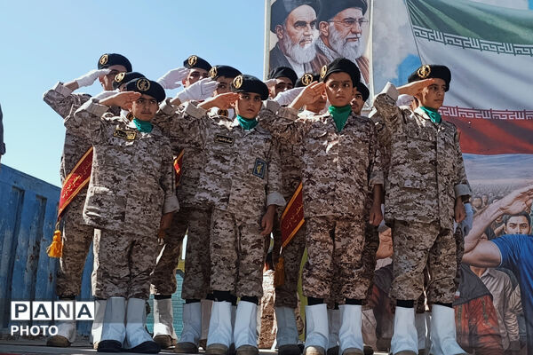 اجتماع بزرگ جان‌فدایان در خیابان ۱۷ شهریور آباده