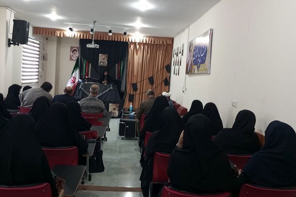 مراسم عزاداری شهادت شهدای خدمت در آموزش و پرورش رودهن 