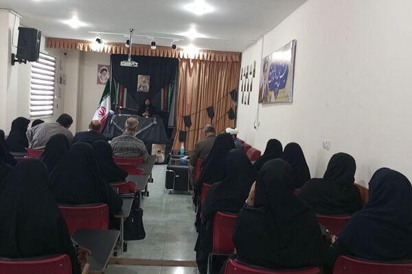 مراسم عزاداری شهادت شهدای خدمت در آموزش و پرورش رودهن 