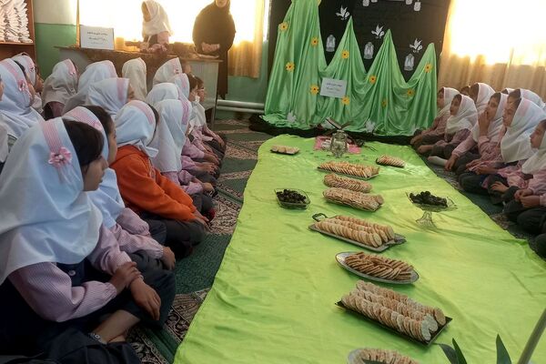موج عشق به دخت پیامبر(ص) در مدارس فیروزکوه طنین‌انداز شد