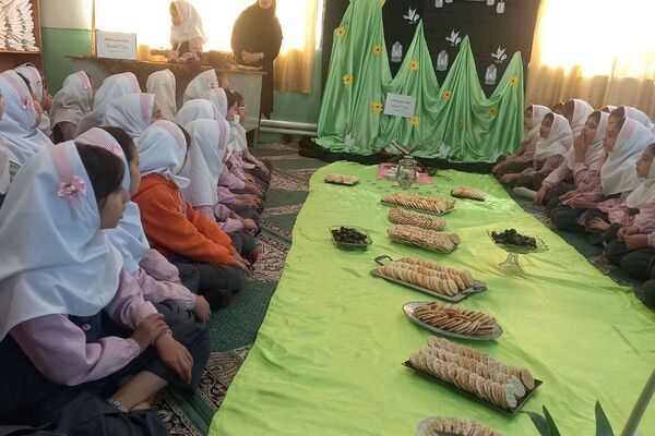 موج عشق به دخت پیامبر(ص) در مدارس فیروزکوه طنین‌انداز شد