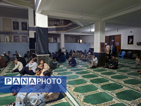 مراسم ارتحال حضرت امام خمینی (ره) در جزیره بوموسی 