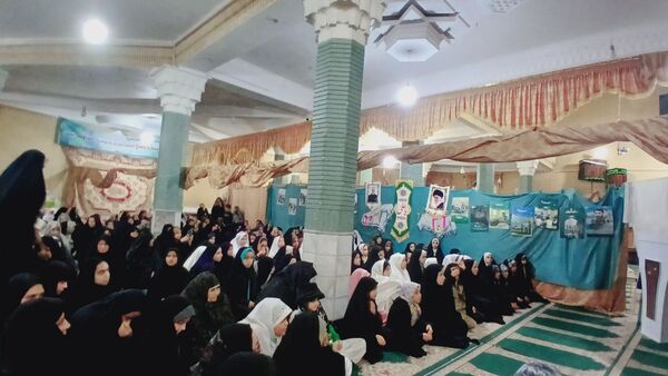 دختران باخرزی در خلوت اعتکاف با خدا