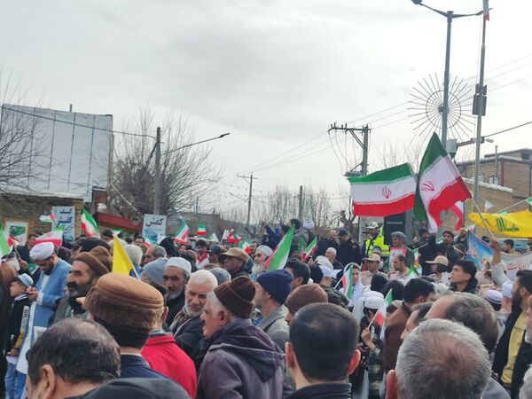 راهپیمایی 22 بهمن راز جرگلان 