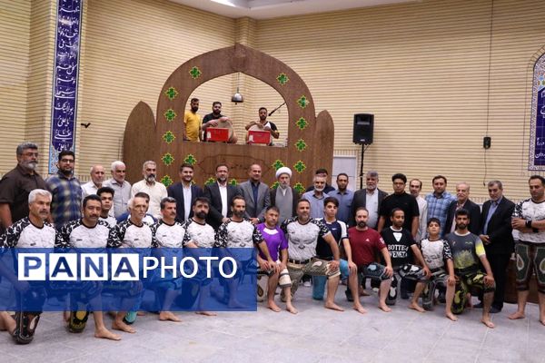 آیین افتتاح زورخانه مهدیه شهدا در شیراز