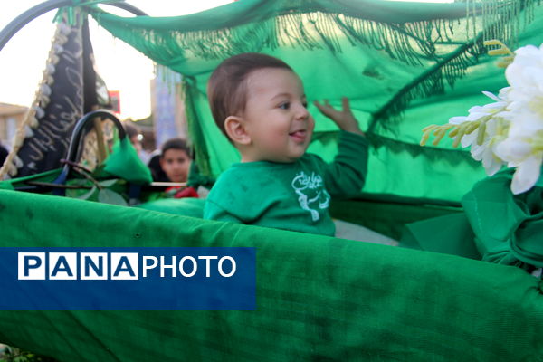 حضور نسل سوم حسینی در تاسوعا